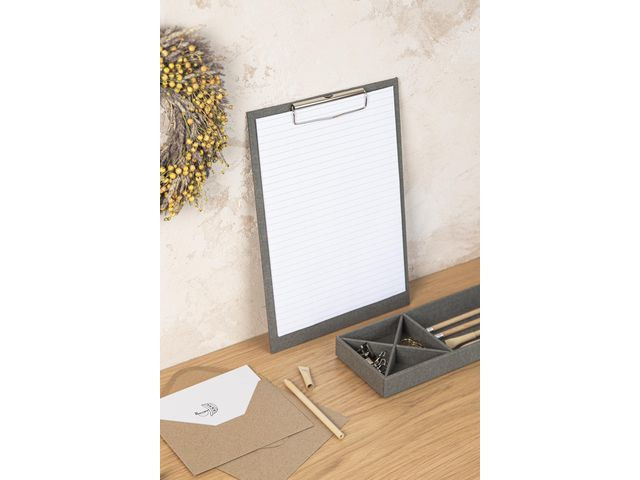 Ordrebrett Bigso Alex A4 Enkel Grå