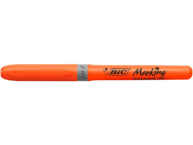 Tekstmarker Bic Highlighter Grip Oransje (12 stk)