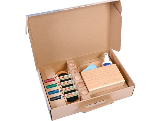 BildeStartpakke Legamaster Wood Whiteboa (17 stk)