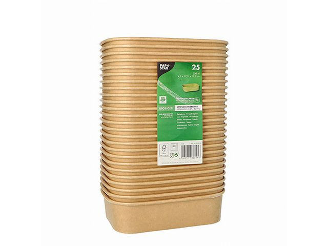 Matbeger Papp 500Ml 173X123X41Mm (25 stk)