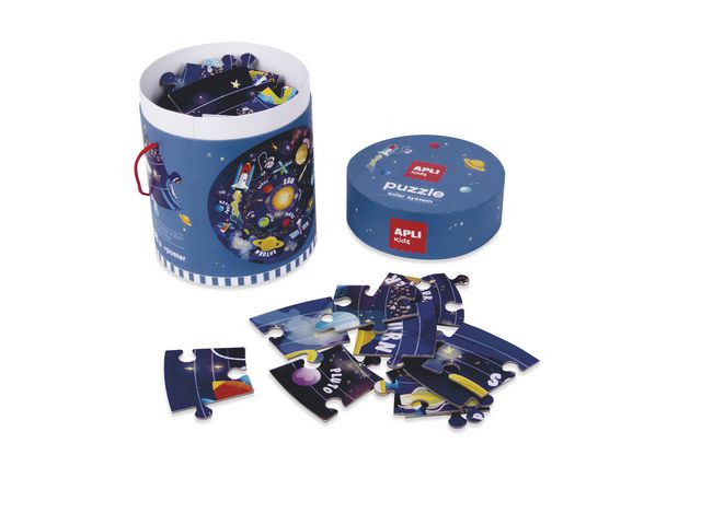 Puslespill Apli Solsystem Circular