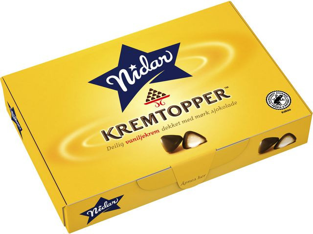 Sjokolade Nidar Kremtopper 140G
