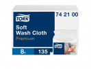 Vaskeklut Tork Premium 30X19 Hvit (135 s...