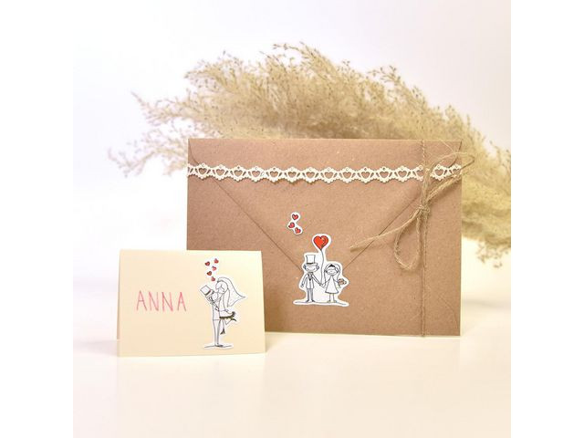 Etikett Avery Dekor Bryllup (10 poser)