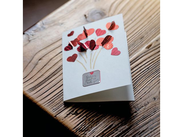 Etikett Avery Dekor Hjerter Glitter (2 stk/pose, 10 poser)