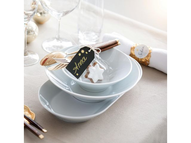 Etikett Avery Dekor Gullstjerner Ass (2 stk)