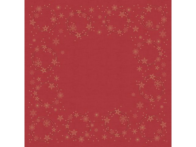 BildeDuk Dunicel 84X84Cm Star Shine Rød (20 stk/pk, 5 pakker)