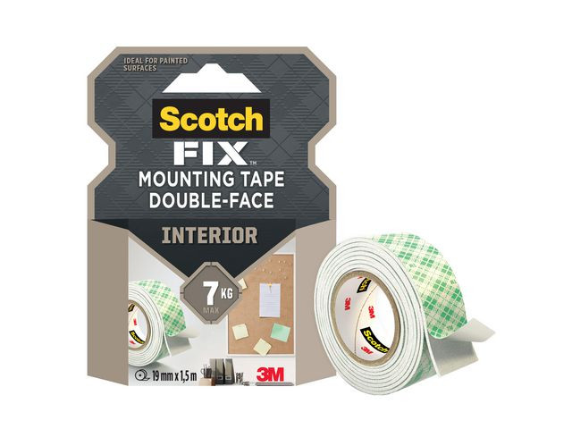 BildeMonteringstape Scotch 19Mmx1,5M