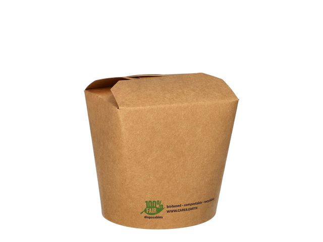 Takeawayboks Pure Papp Foldet 760Ml (25 stk)