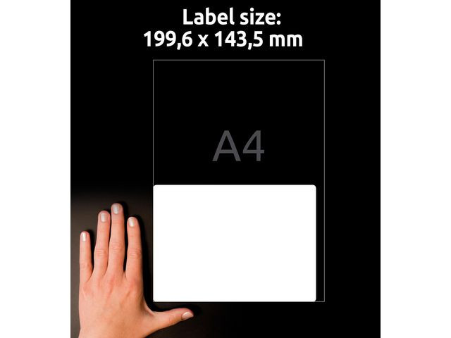 Avery L7168-100 Fraktetiketter 199,6x143,5 QP+UG (200)