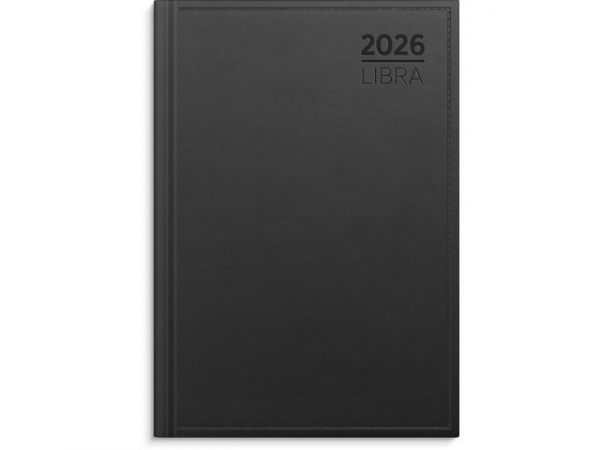 Dagbok Grieg Libra Innbundet 2026 Sort