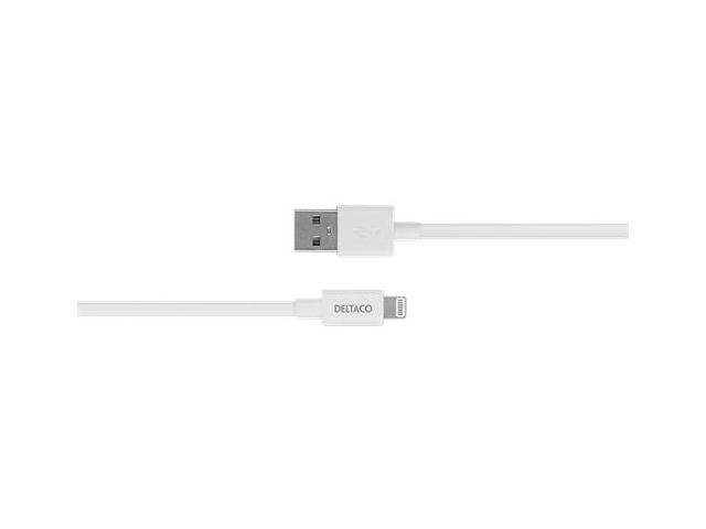 Kabel Deltaco Usb-A Til Lightning, 2M