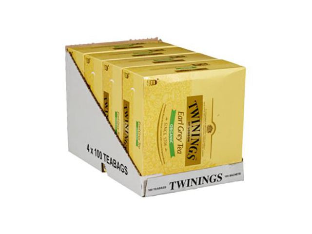 Te Twinings Earl Grey Økologisk (100 stk)