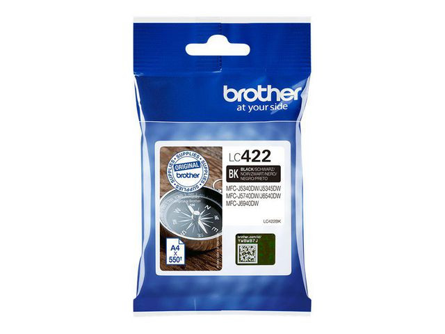 BildeBlekk Brother Lc422Bk Sort