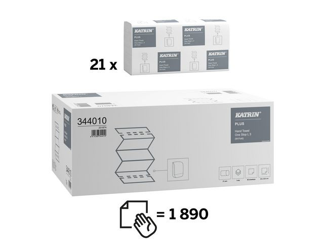 Tørkeark Katrin Plus Onestop L 3L (1890 stk)