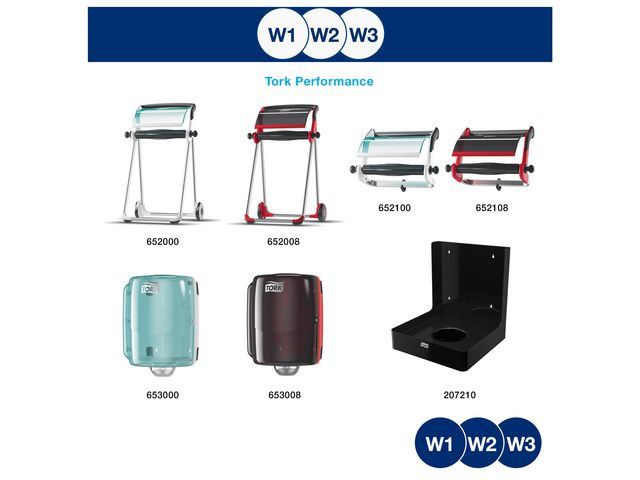 Klut Tork Premium W1/W2/W3 152M Hvit