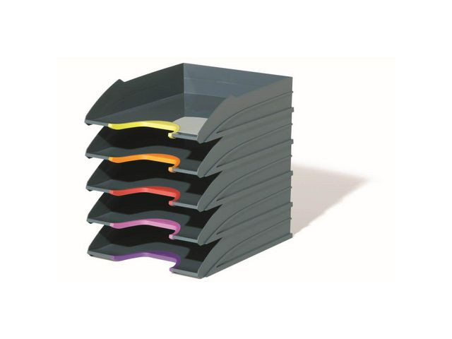 Brevkurv Durable Varicolor Grå (5 stk)