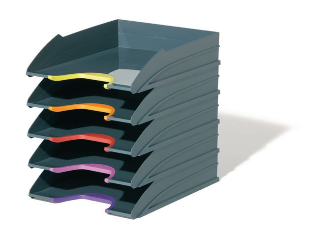 Brevkurv Durable Varicolor Grå (5 stk)