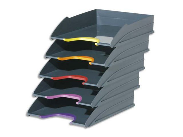 BildeBrevkurv Durable Varicolor Grå (5 stk)