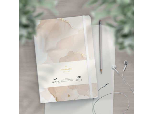 Notatbok Burde Deluxe B5 Marble