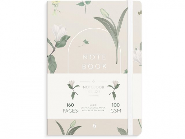 Notatbok Burde Deluxe A5 Floral