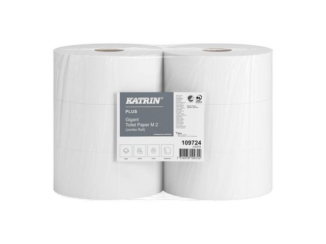 Toalettpapir Katrin Plus G M 2L 310M (6 stk)