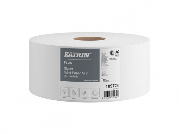 Toalettpapir Katrin Plus G M 2L 310M (6 stk)