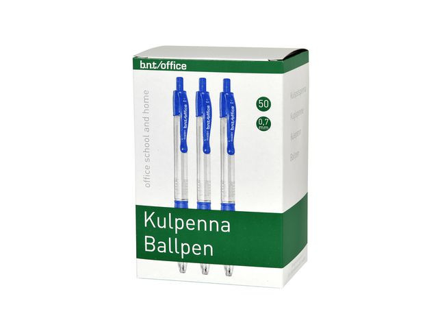 BildeKulepenn B.n.t 0,7Mm Blå (50 stk)