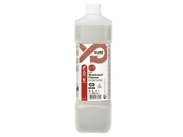 BildeSanitærrengjøring Sure Washroom 1L (6 stk)