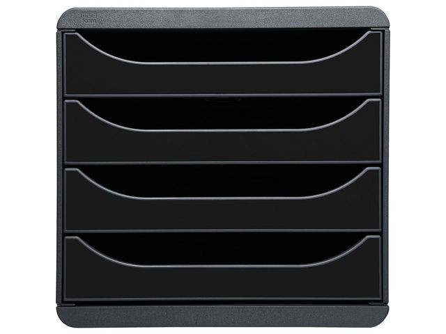 Skuffekabinett Exacompta 4Skuff Sort/Sor