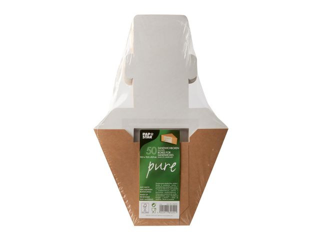 Sandwichboks Pure 12,3X8,2Cm Vindu (50 stk)