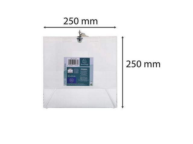 Stemmeurne Exacompta Låsbar Klar