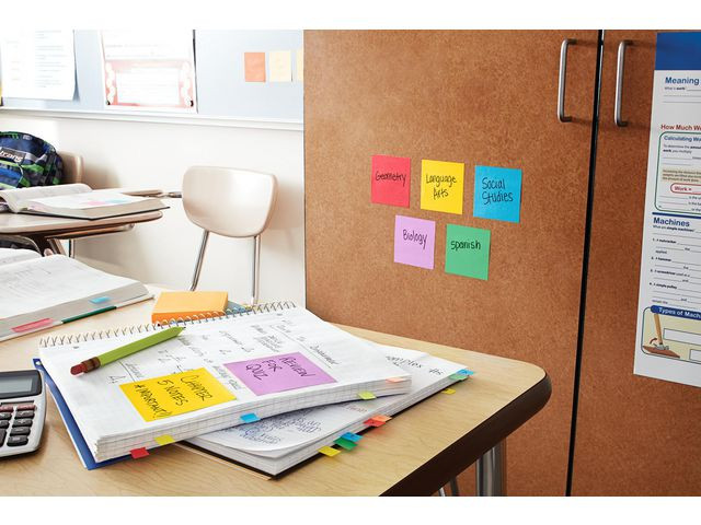 Notatkube Post-It 76X76 Regnbue