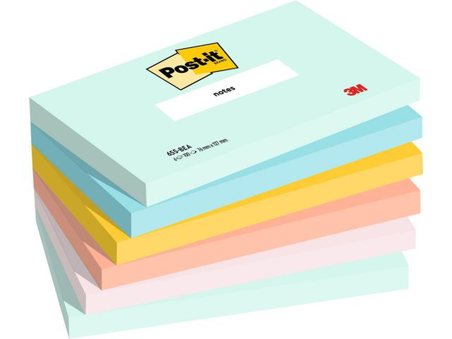 BildeNotatblokk Post-It 76X127 Beachside (6 stk)