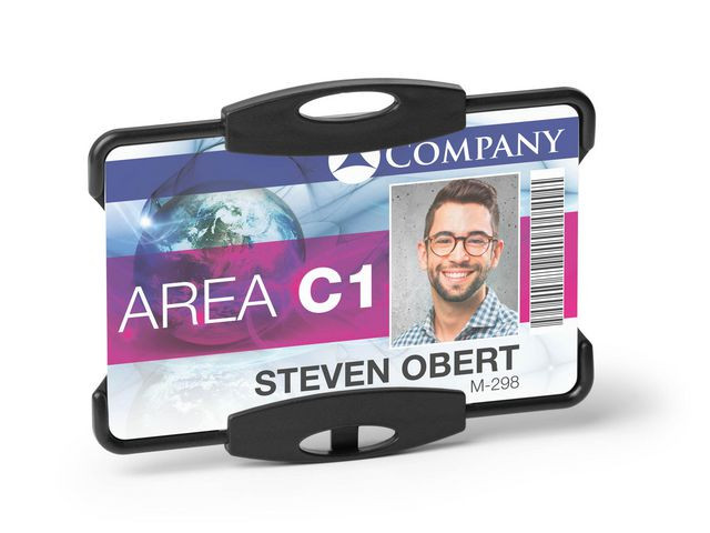 Kortholder Durable Eco Enkel Sort (10 stk)