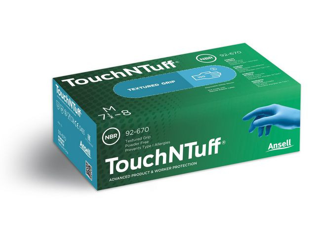 Hanske Touchntuff 92-670 Engangs L (100 stk)