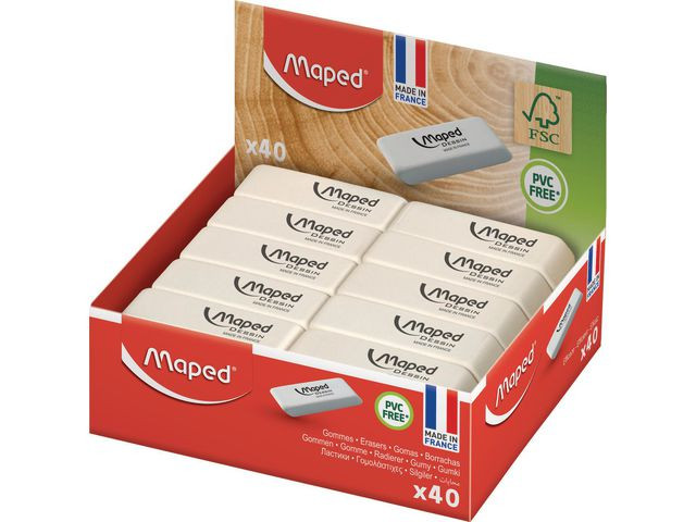 BildeViskelær 1 Naturgummi (40 stk)