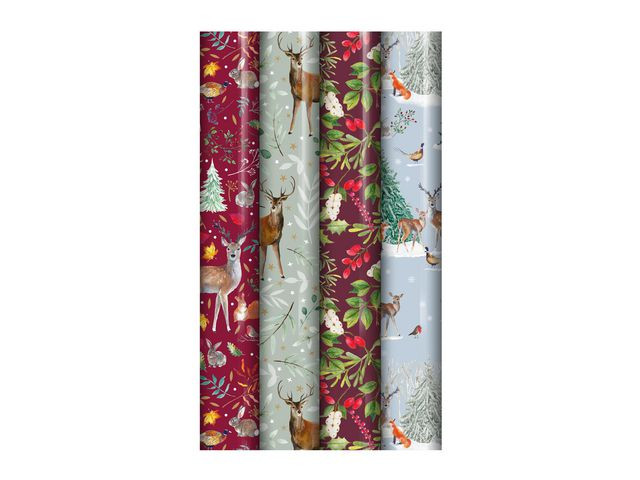 BildeGavepapir Eurowrap Woodland 0,7X5M (42 ruller)