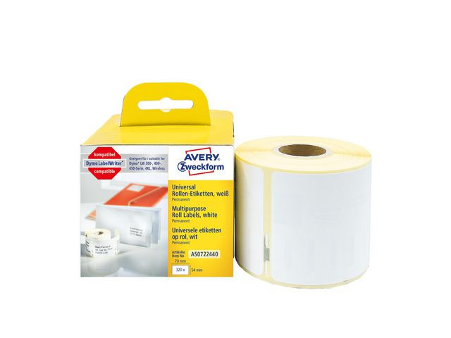 BildeEtikett Avery Universal 70X54Mm (320 stk)