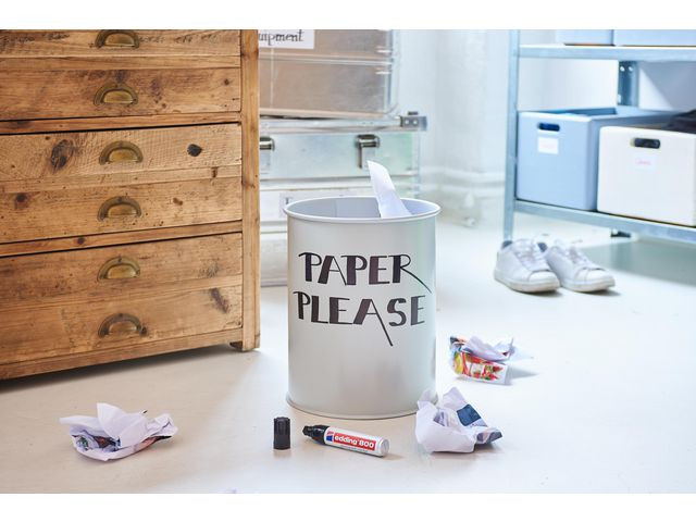 Merkepenn Edding 800 Skrå Sort (5 stk)