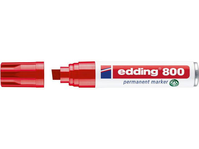 BildeMerkepenn Edding 800 Skrå Rød (5 stk)