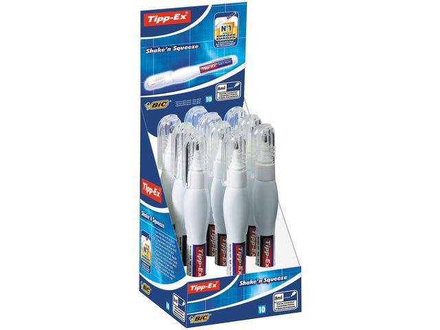 Korrekturpenn Tipp-Ex Shake`n Squeeze (10 stk)