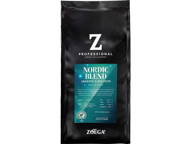 BildeKaffe Zoegas Nordic Hele Bønner 750G (8 poser)