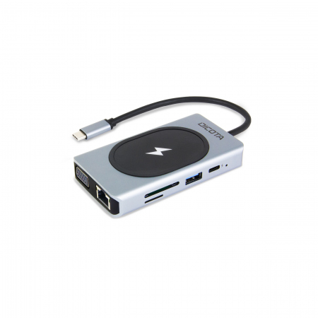 DICOTA USB-C 10-in-1 Charging Hub 4K PD