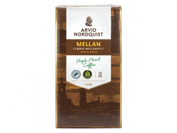 Kaffe Arvid N Mellanrost Filtermalt 500G