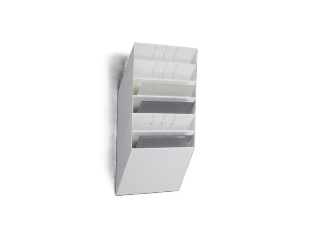 BildeBrosjyrekurv Durable A4 Ligg 6 Rom Hvit