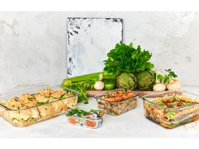 Matoppbevaring Gastromax Glass 2,7L (6 stk)