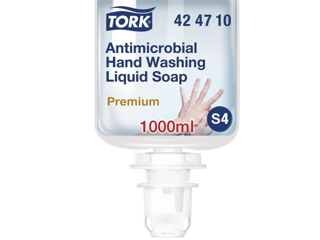 BildeHåndsåpe Tork Antimikrobiell Flyt. S4 1L