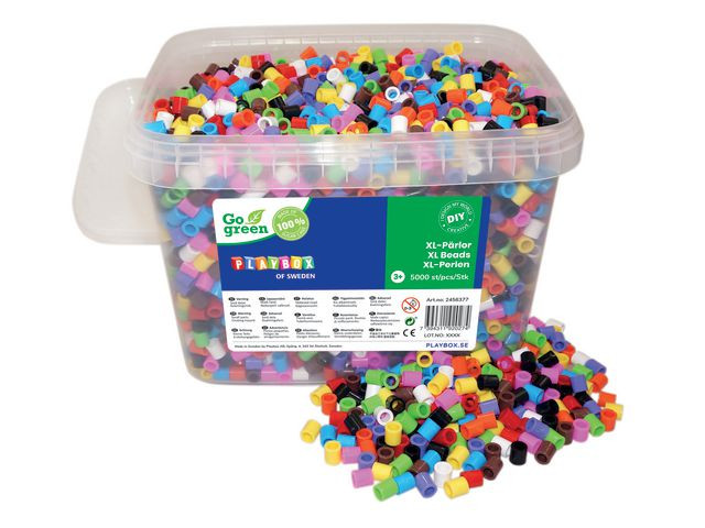 BildePerler Playbox Xl 10 Farger Mix (5 000)