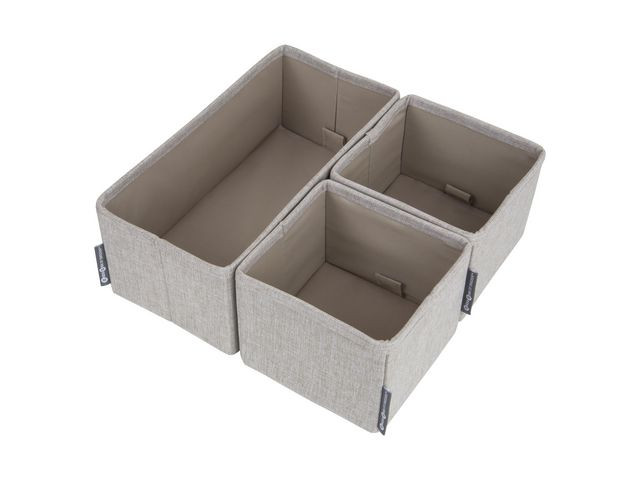 BildeSkuffeinnsats Bigso 3 Deler Beige (3 stk)